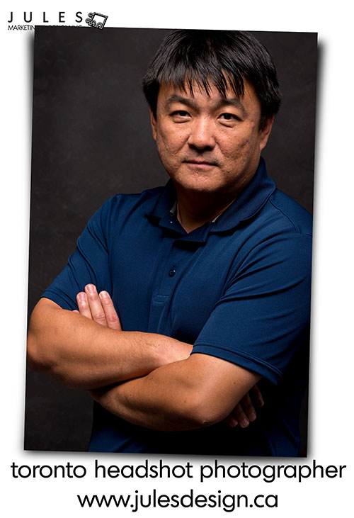Toronto Headshots with cool lighting